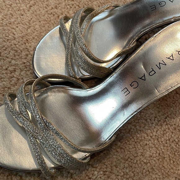 Rampage slip-on evening sandals with sparkles - Picture 4 of 11